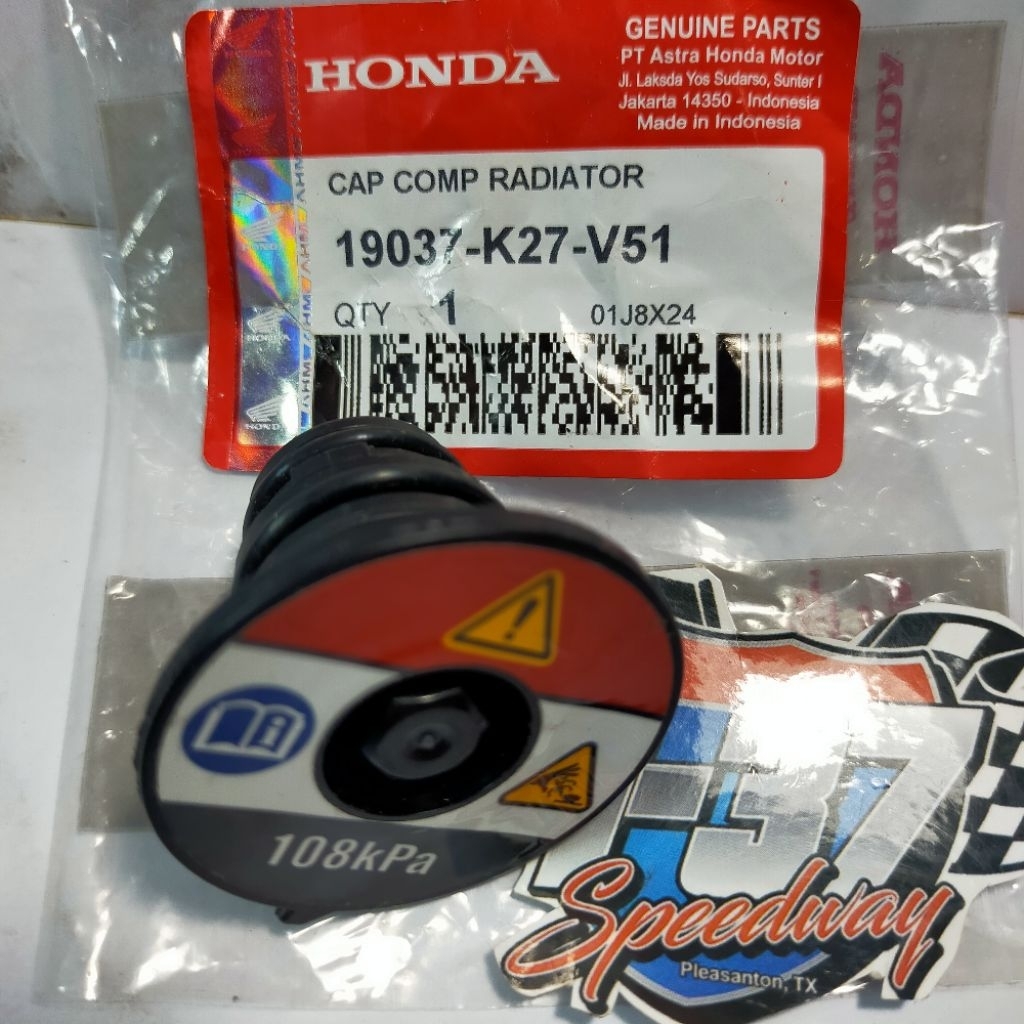 tutup air  radiator + oring ,pcx 160, Vario 160, Vario 125,Vario 150 lama