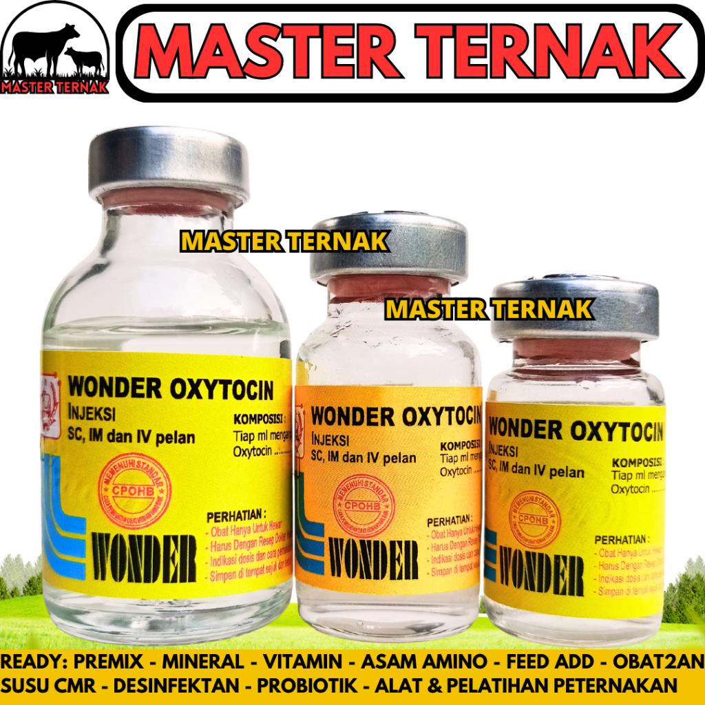 WONDER OXYTOCIN 5ML 10ML 20ML - Obat Hewan Ternak
