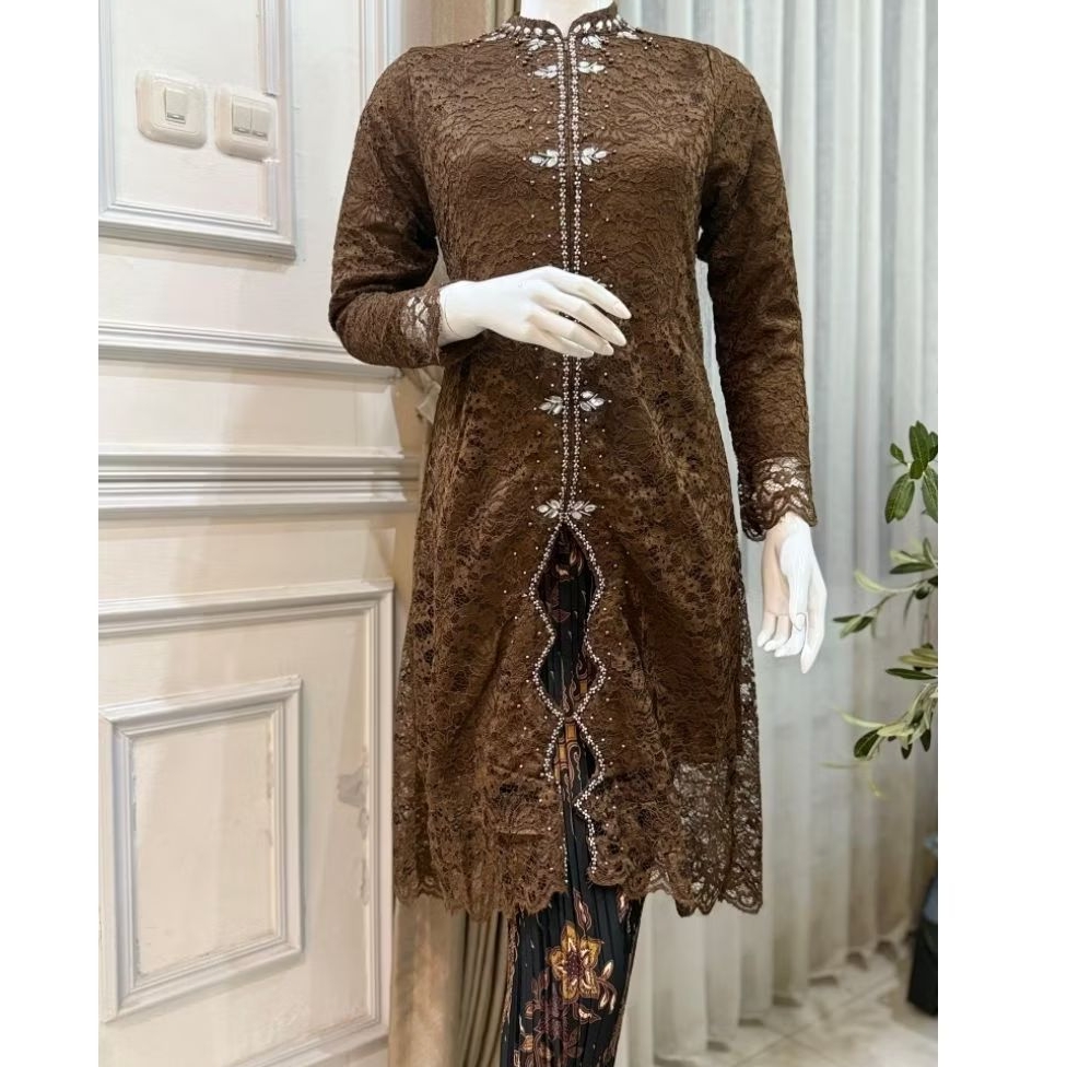 KEBAYA ZIGZAG // TUNIK ZIGZAG // TUNIK FAYET // TUNIK BROKAT // TUNIK PESTA // KEBAYA MODERD