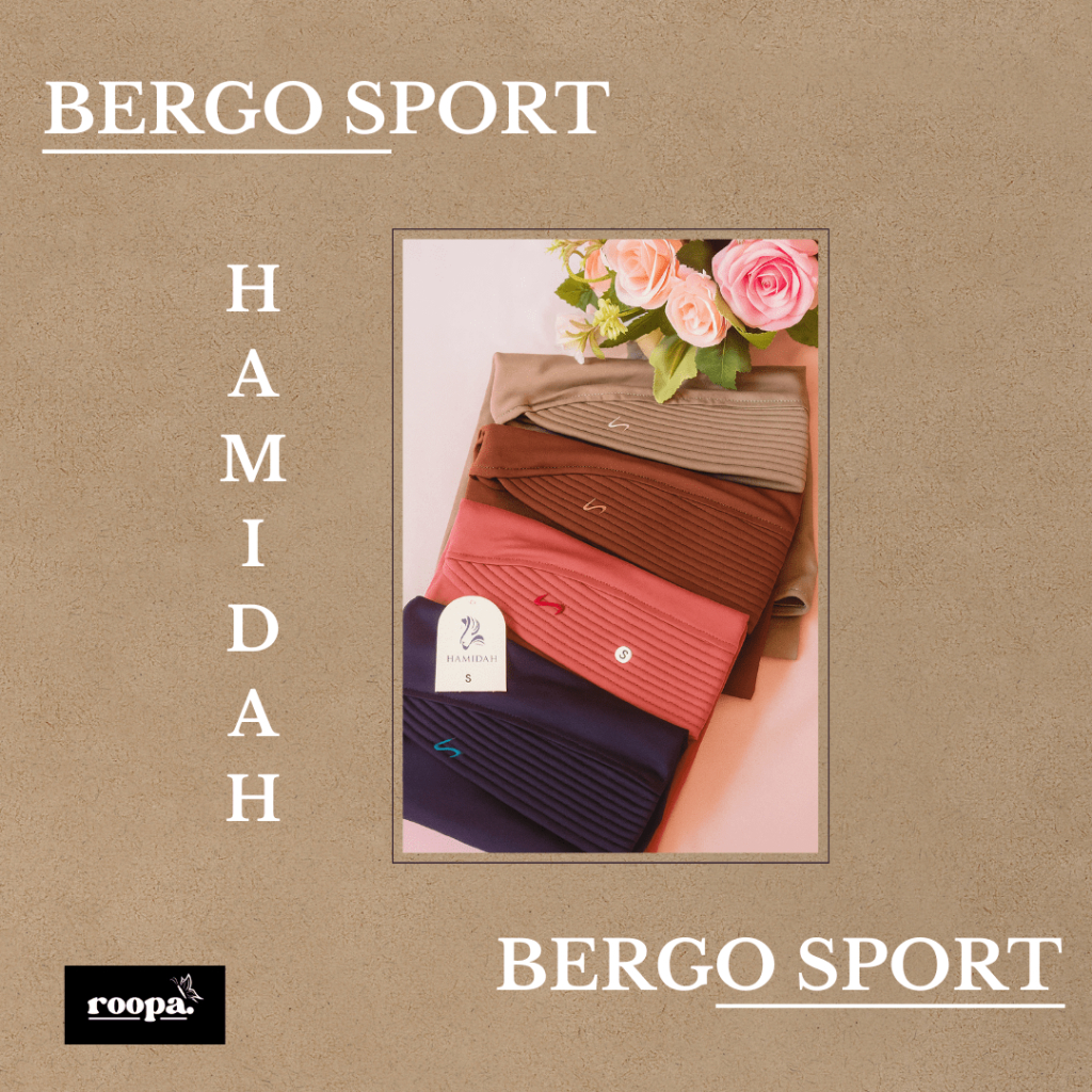 BERGO SPORT HAMIDAH SIZE S||BERGO SPORT||BERGO SPORT PET||HIJAB BERGO HAMIDAH UKURAN S|| BERGO SPORT
