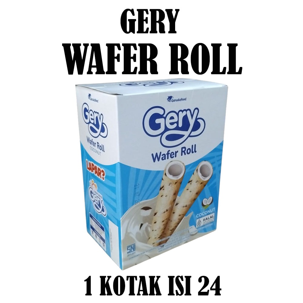

GERY WAFER ROLL COCONUT KOTAK ISI 24
