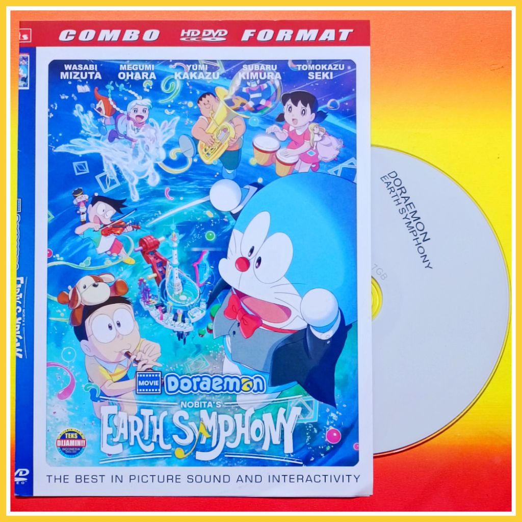 Kaset Film Kartun Animasi DORAEMON Earth Simphony Movie HD