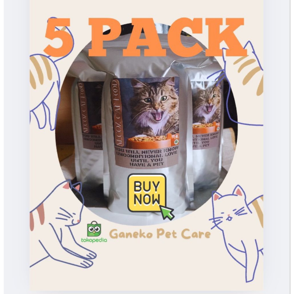 PROMO 5KG DRYFOOD CAT FATTER CAT FOOD CATFOOD DRY FOOD SUPER PREMIUM PROMO 1KG MAKANAN PENGGEMUK KUC