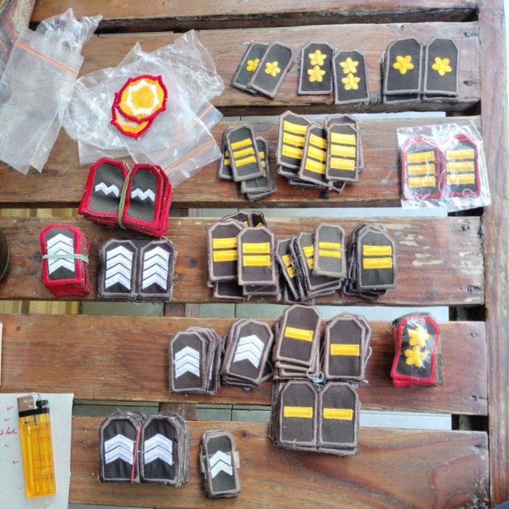 pangkat pdl polri/tanda pangkat pdl perwira