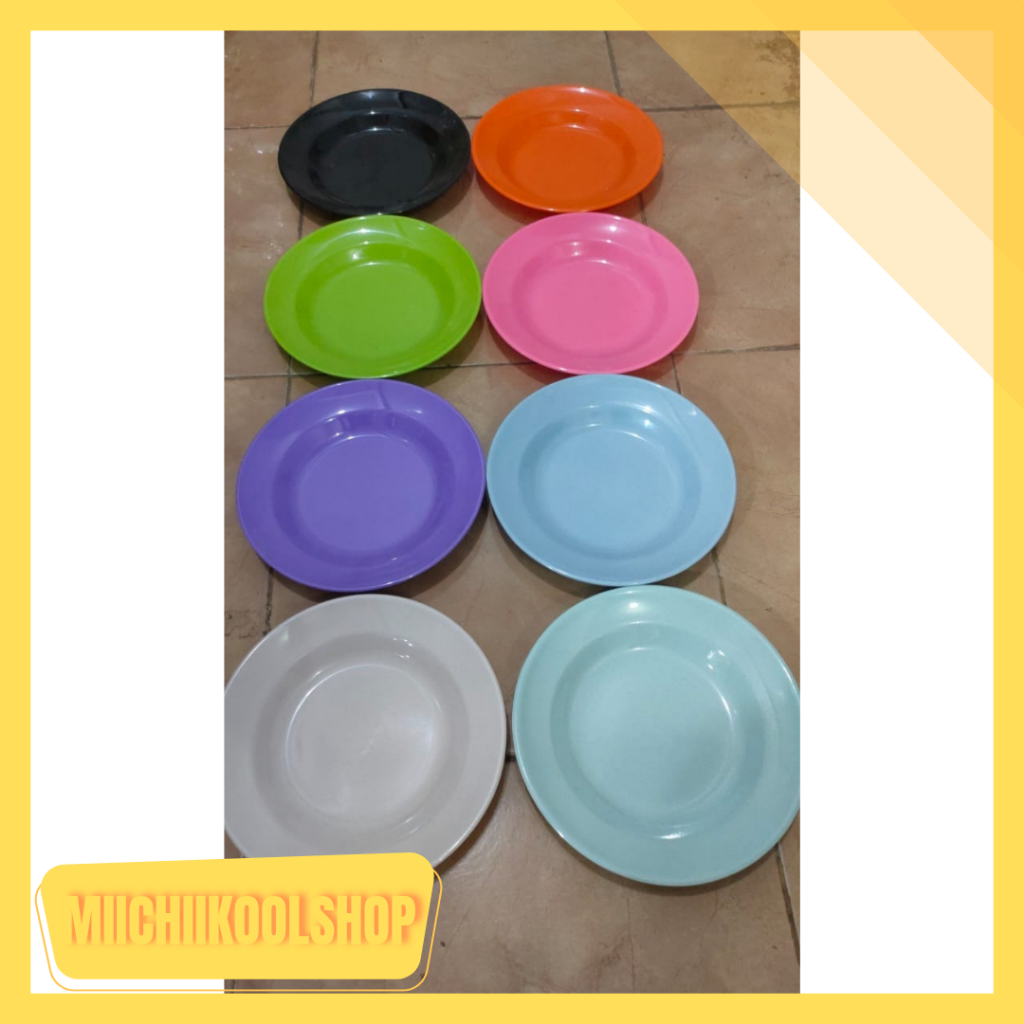 [1 LUSIN] PIRING MELAMIN / PIRING MAKAN / PIRING MAKAN MELAMIN / PIRING MELAMIN LUSINAN / PIRING MAK