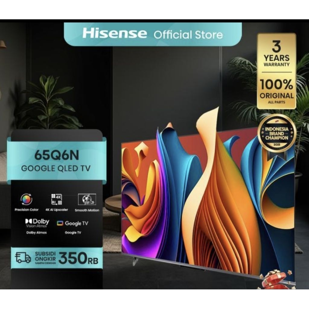 QLED TV HISENSE 65INCI  65Q6N