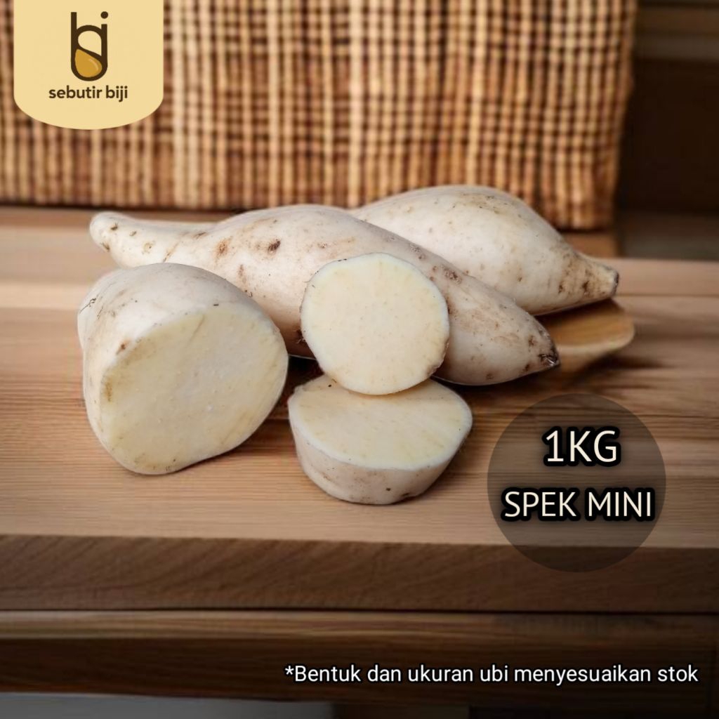 

Ubi Jalar Ase Putih Mini TO 1 Kg – isi lebih 12 ubi