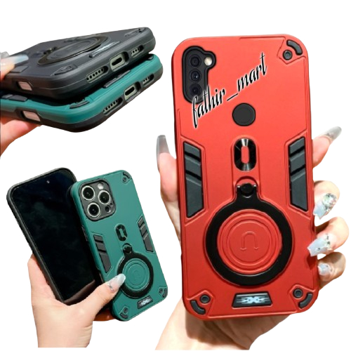 CASE UNTUK HP SAMSUNG A11 SAMSUNG M11 CASING STANDING CASE RING PRO HARDCASE HP ROBOT NEW COVER