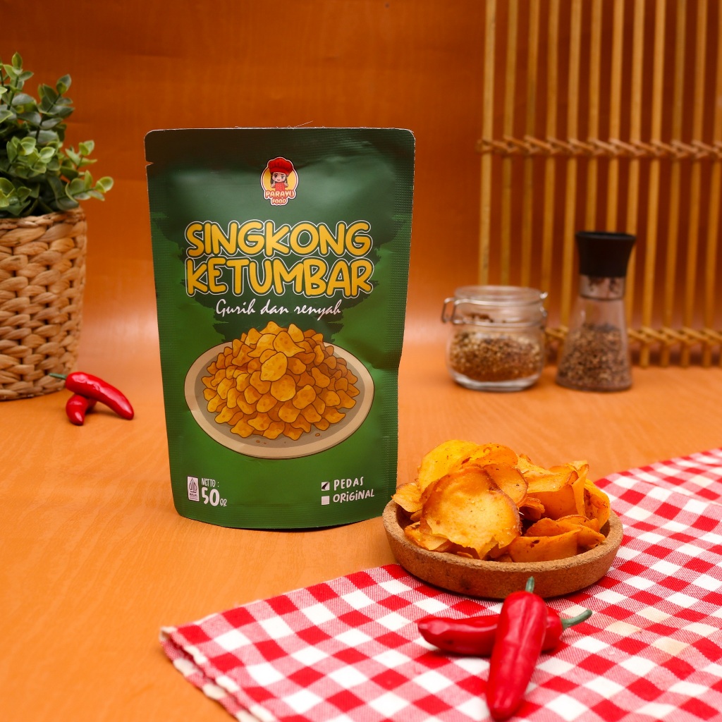 

Parayu Food - Keripik Singkong Kriwil Rasa Ketumbar Gurih dan Renyah