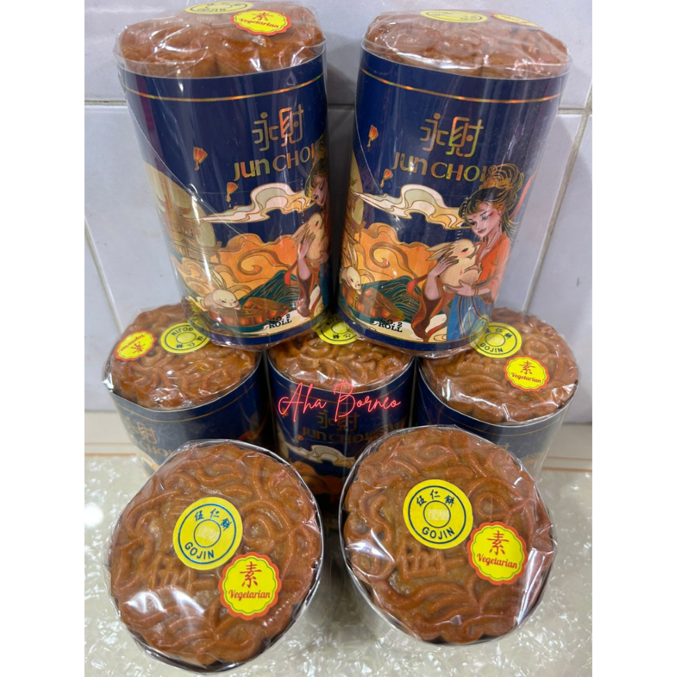 

[VEGETARIAN] KUE BULAN GOJINPIA HALAL VEGE SINGKAWANG MOONCAKE KALIMANTAN