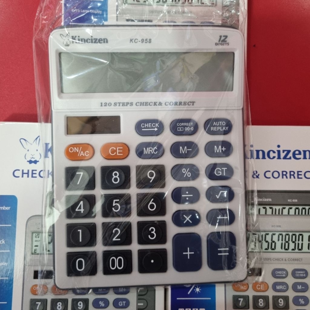 

KALKULATOR CHECK & CORRECT 12 DIGIT KINCIZEN 958