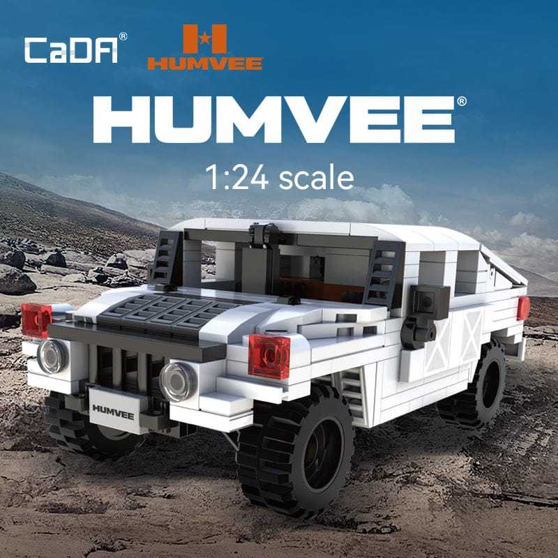 Double E Cada Brick C55022 scale Humvee 1:24 off road vehicle