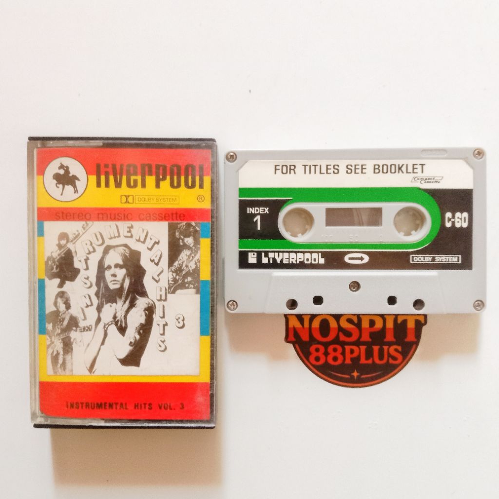 Kaset Lawas INSTRUMENTAL HITS 3 ( LIVERPOOL ) D12