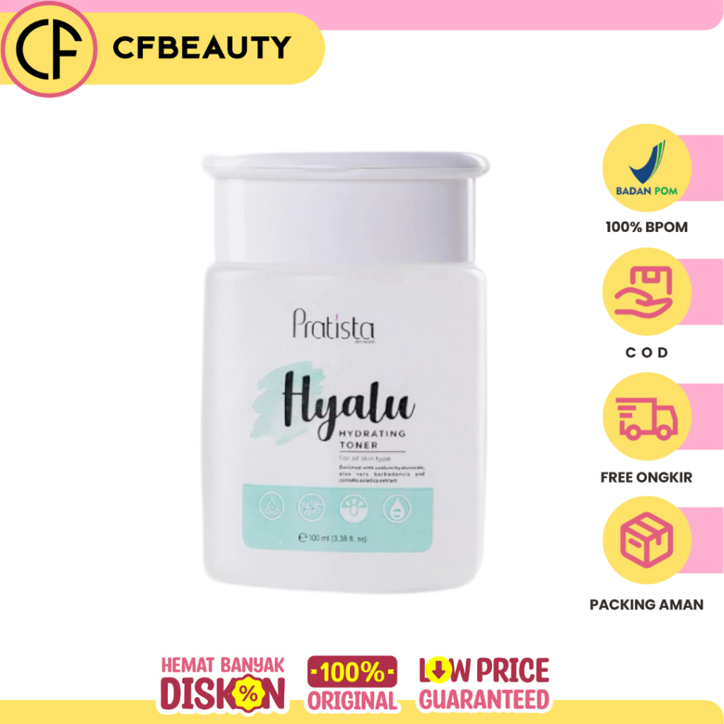 Pratista - Hyalu Hydrating Toner 100ml  / Hyalu Hydrating Toner Pratista, Toner Hydrating, toner pra