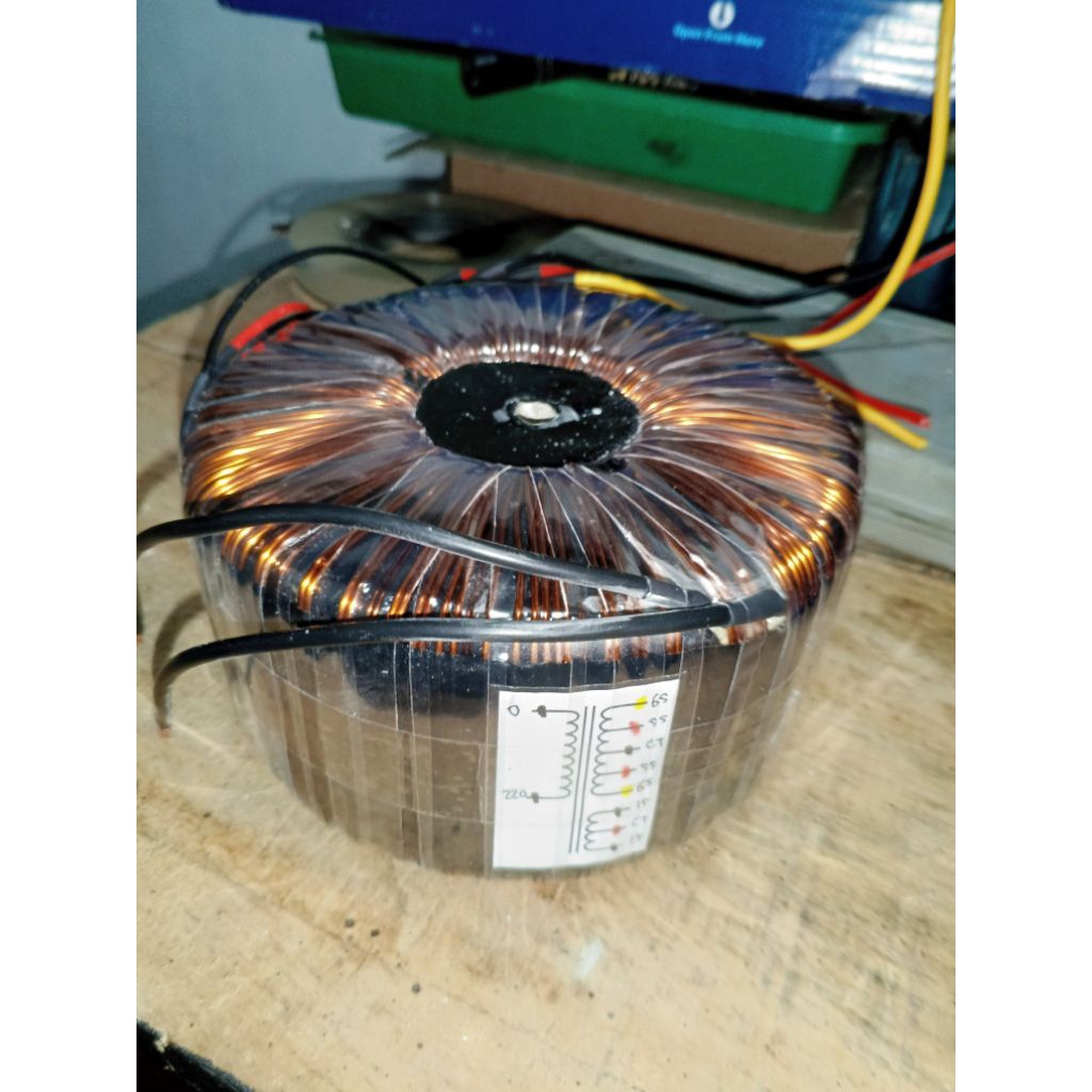 Trafo Toroid 30 Amper 55 dan 65 volt CT Tembaga MURNI