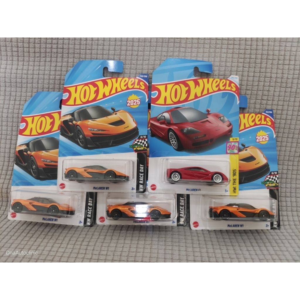hot wheels McLaren F1 - McLaren W1 - McLaren P1