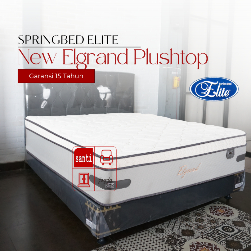 Springbed Elite New Elgrand Plushtop 2025 Uk 160 x 200 Full Set