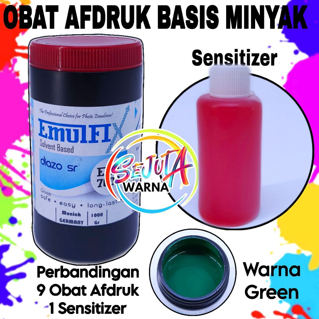 

EMULFIX OBAT AFDRUK BASIS MINYAK GREEN 1 KG SET SENSITIZER