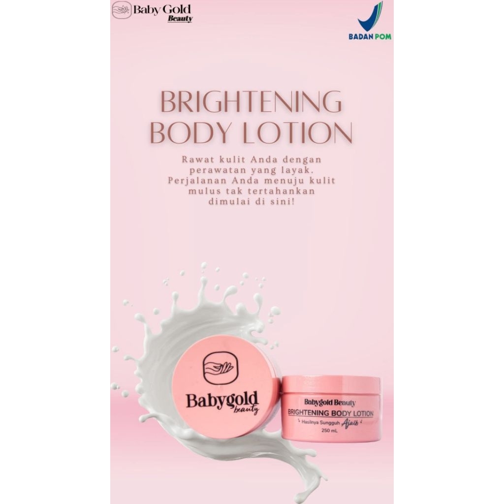 COD-BPOM HANDBODY MIRACLE SIANG MALAM BABYGOLD FULL PEMUTIH/HB SIANG MALAM AJAIB BABY GOLD HUMAIRAH 