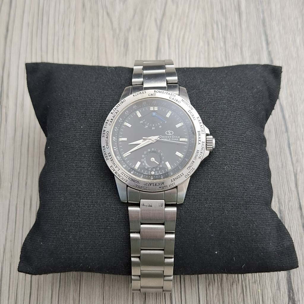 Jam Tangan Pria Orient Star Automatic World Time