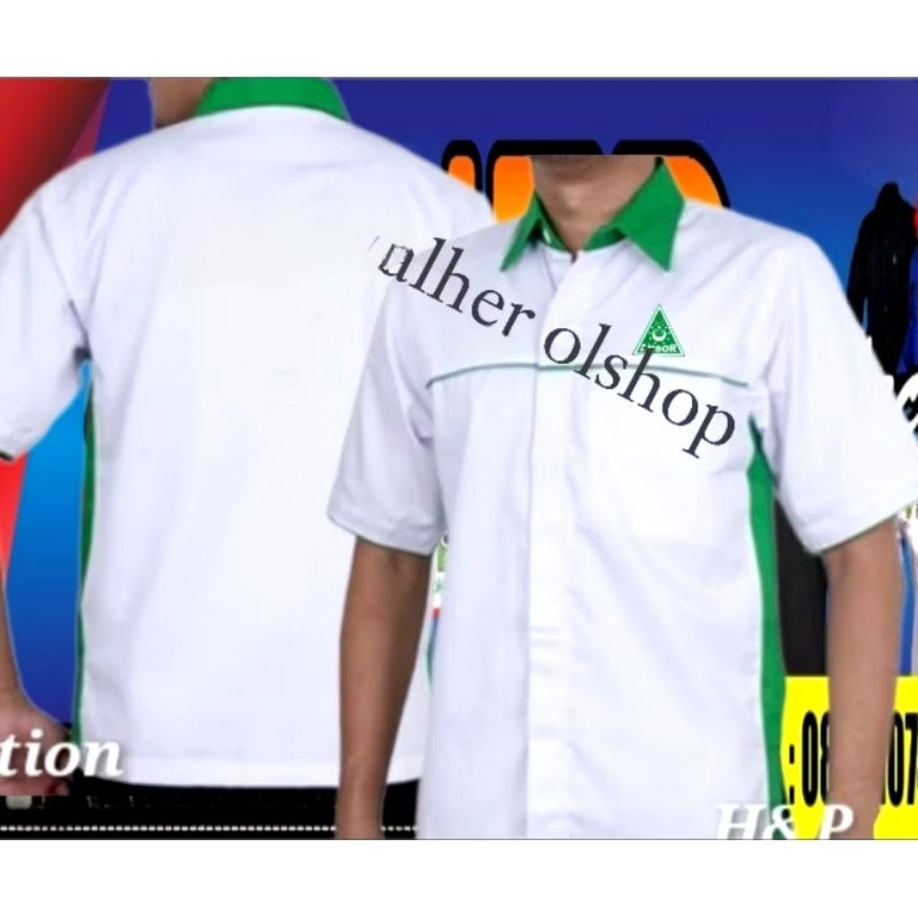 baru kemeja Ansor kemeja GP Ansor kemeja gerakan pemuda Ansor terbaru baju Ansor seragam Ansor Pdh A