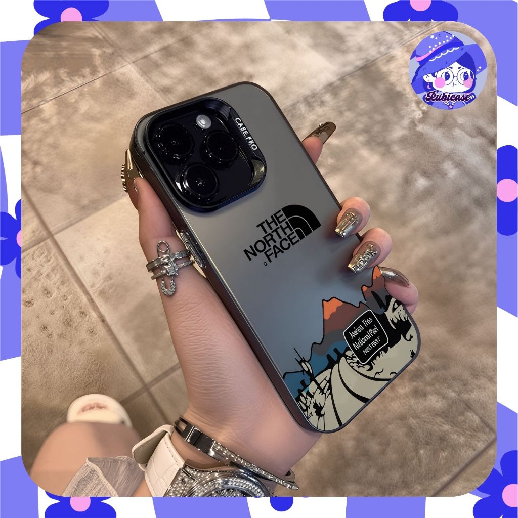N*rth face Printing Cool case infinix smart 5 7 8 10 hot 8 6 9 10 play hot 50 30i 10s note 30 pro 4g