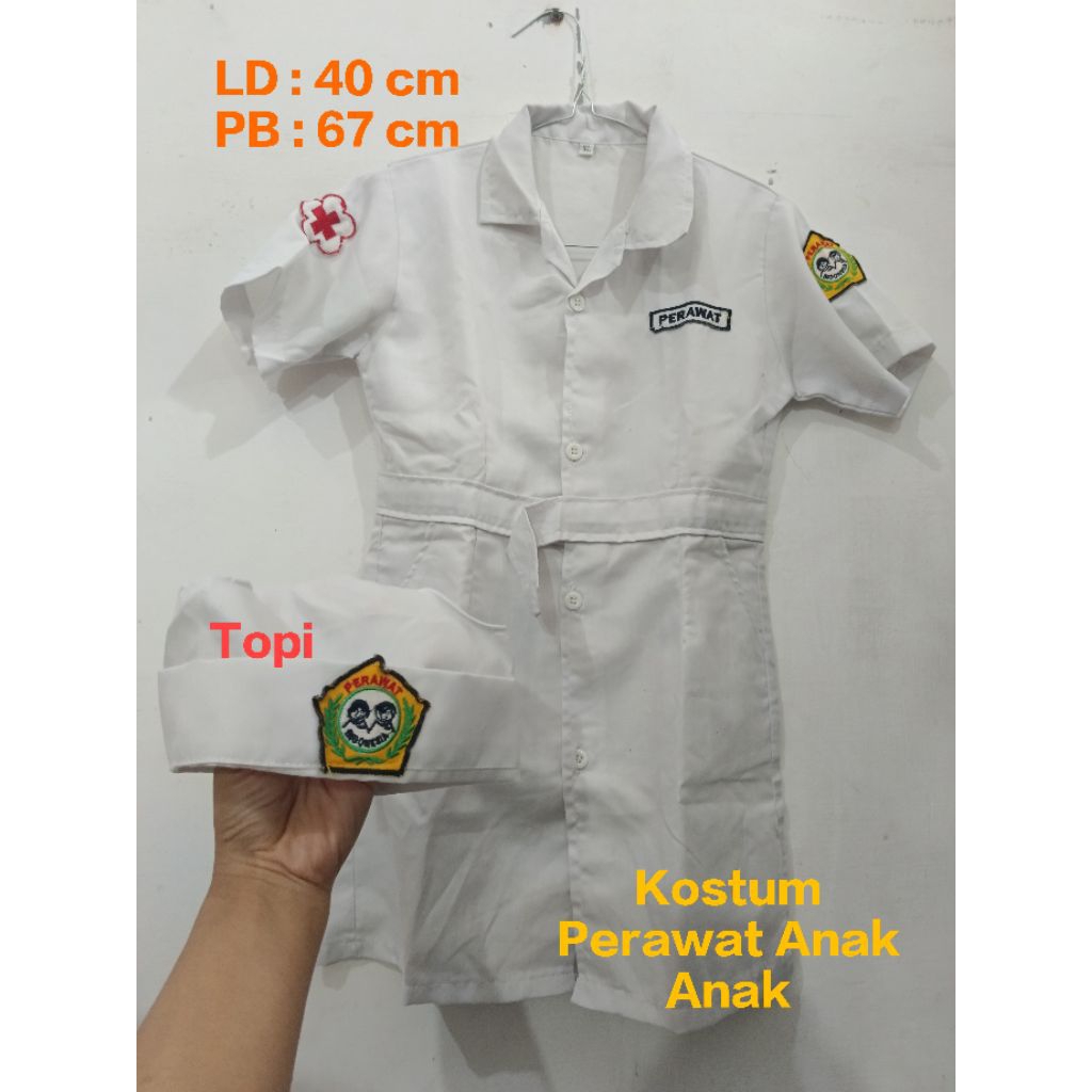 Preloved Kostum Perawat Anak Anak | Kostum Profesi | Kostum Perawat