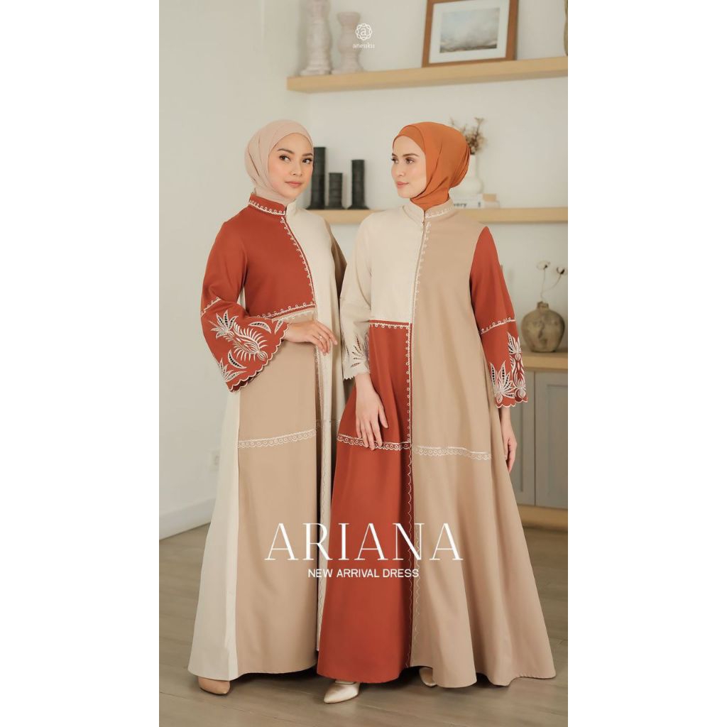 Ariana Dress by Aneuku | Gamis Cantik | Gamis Unik | Aneuku | D'Hijab of Mey