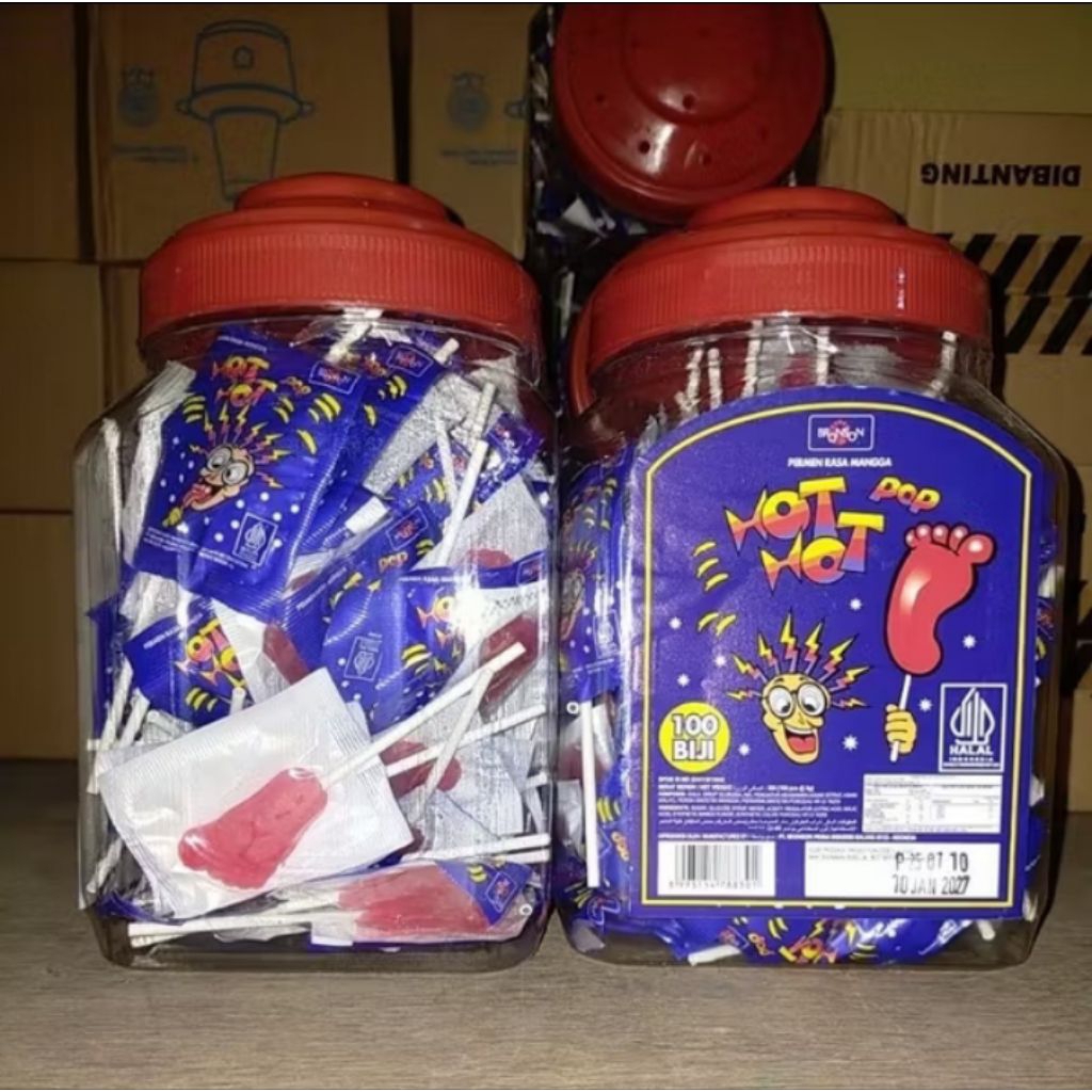 

PERMEN HOT HOT KAKI TOPLES ISI 100