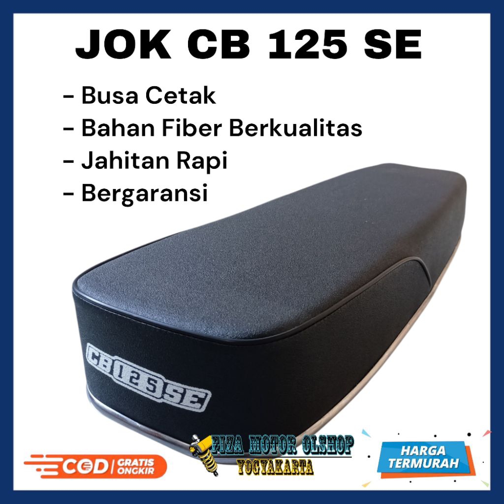 Jok CB 125 SE Jok CB 125SE Hitam Black Bahan Berkualitas