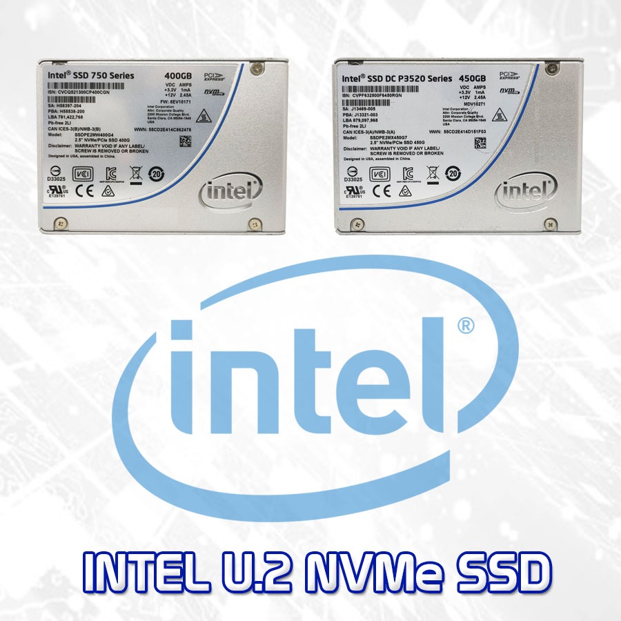 Intel U.2 U2 NVMe SSD 2.5" Gen4 Not M2 SAS SATA