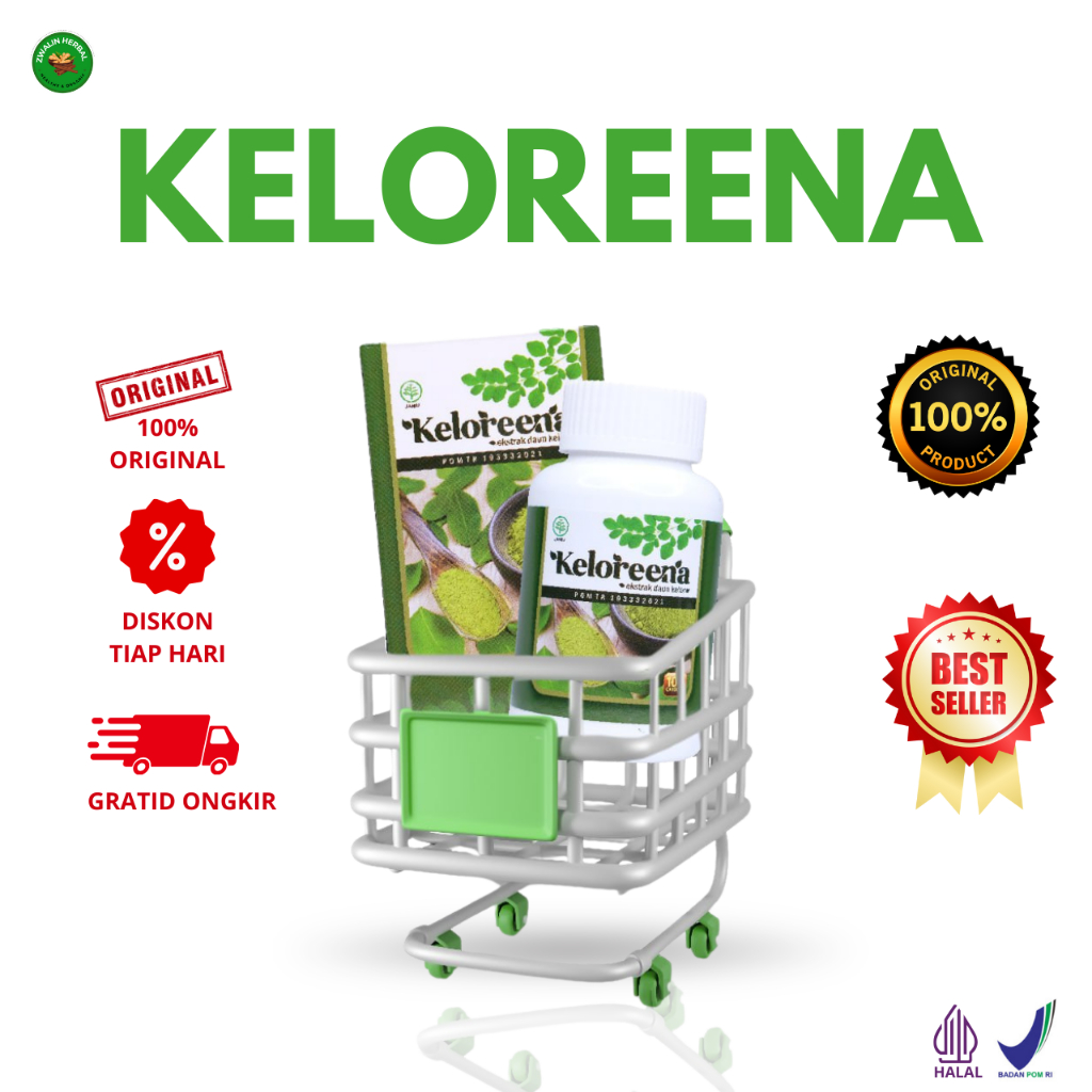 Keloreena - Membantu Untuk Cegukan Terus Menerus - Sering Sendawa BPOM & HALAL