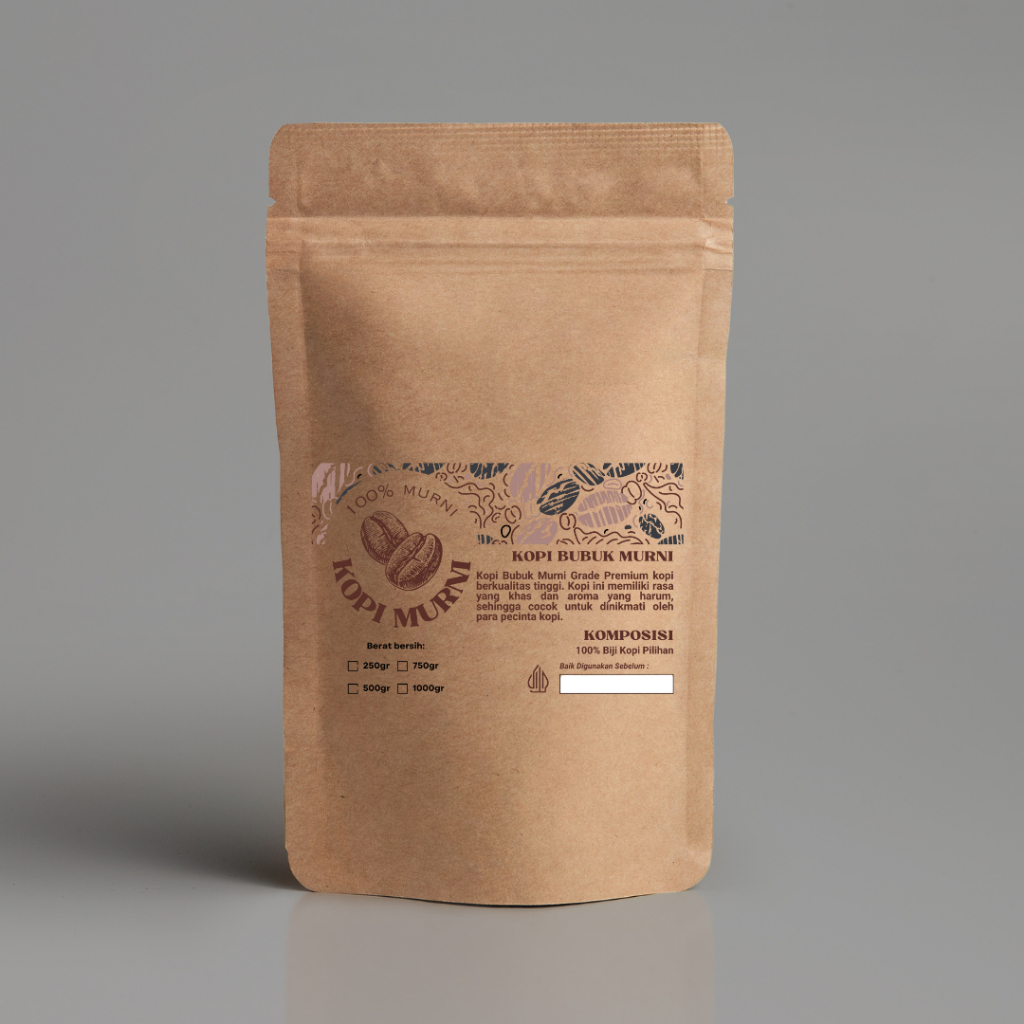 

Kopi Bubuk Hitam Murni 500 Gram Kualitas Premium