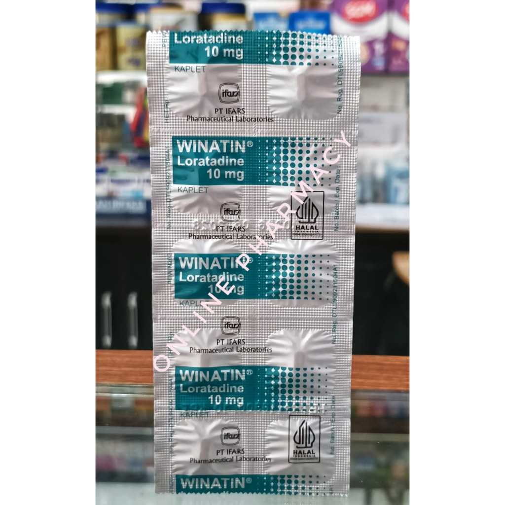 Winatin Strip Isi 10 Tablet - Obat Gatal Alergi