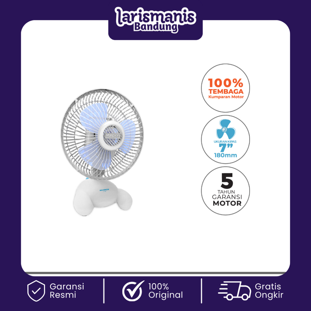 Maspion Kipas Angin Meja Desk Fan F 181