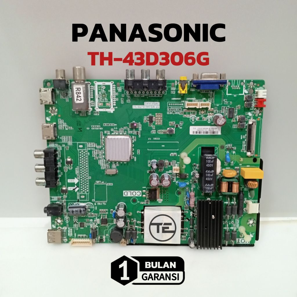 PANASONIC TH-43D306G / TH-43E306G MAINBOARD PANASONIC TH 43D306G TH 43E306G MB MESIN TV LED MOTHERBO
