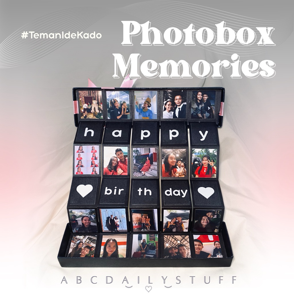 [DAPAT 3 ITEM]  Photobox Memories Large 30 Feeds || Kado Hadiah Ulang Tahun Anniversary Wisuda Unik