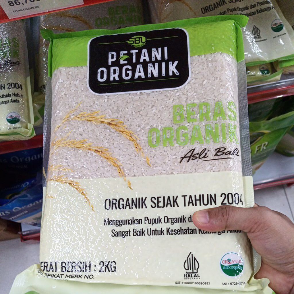 

Beras Organik cap petani organik BY JJS