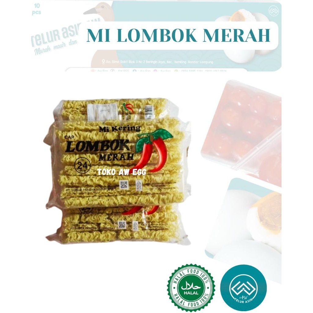 

MIE LOMBOK, MIE KUNING CABE 1 PACK