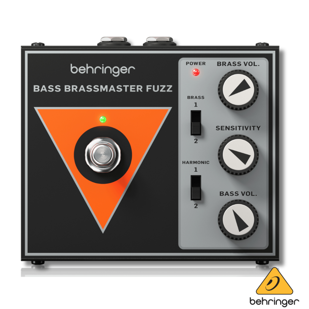 Behringer BASS BRASSMASTER FUZZ VINTAGE 72" Octave Bass Fuzz Effect | Brass Master Fuzz Effek Gitar