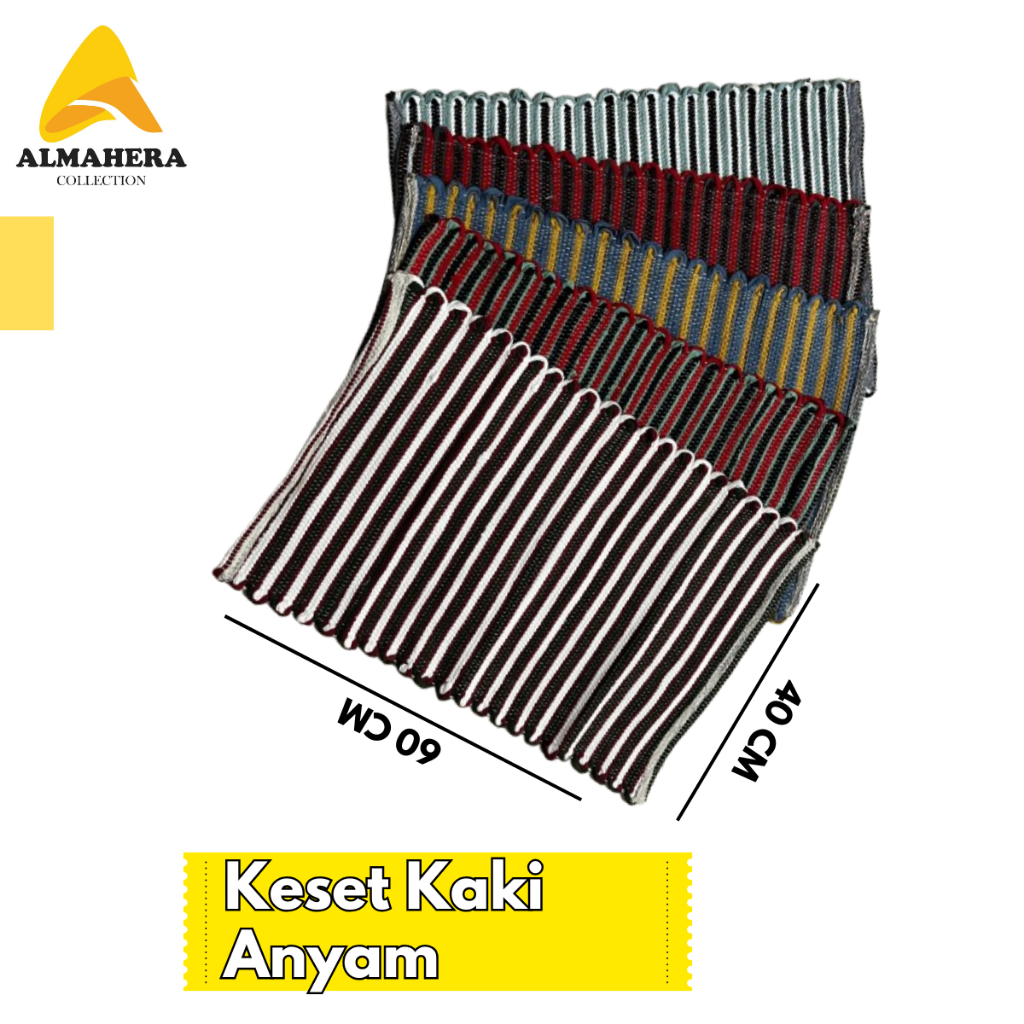 Keset Anyam Kamar Mandi Tebal