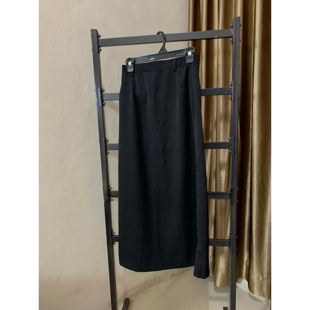 preloved rok hitam/preloved rok kerja/preloved rok interview/preloved rok panjang hitam