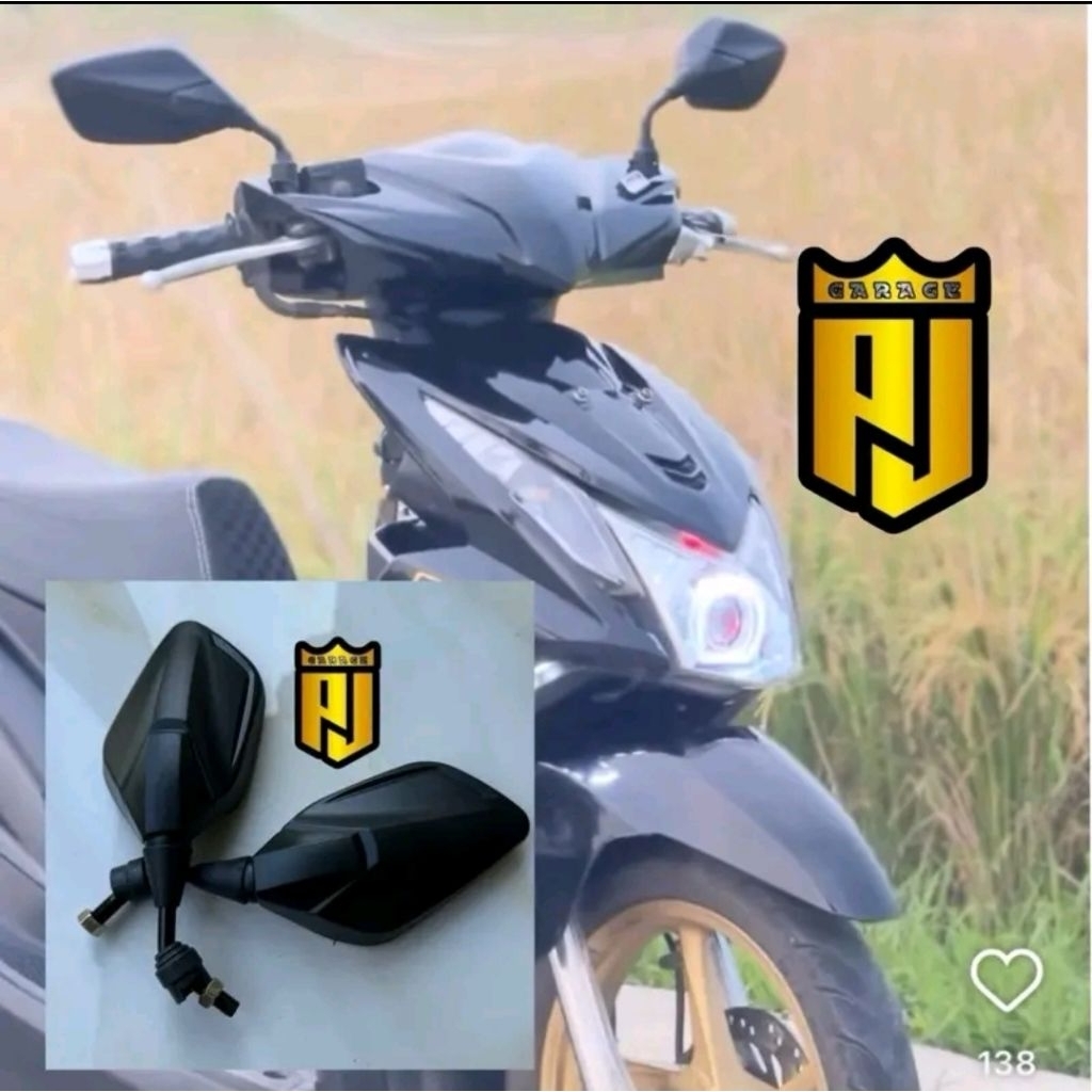 Spion Beat Fi Spion Honda Beat Fi Spion Tangkai Pendek Beat Fi