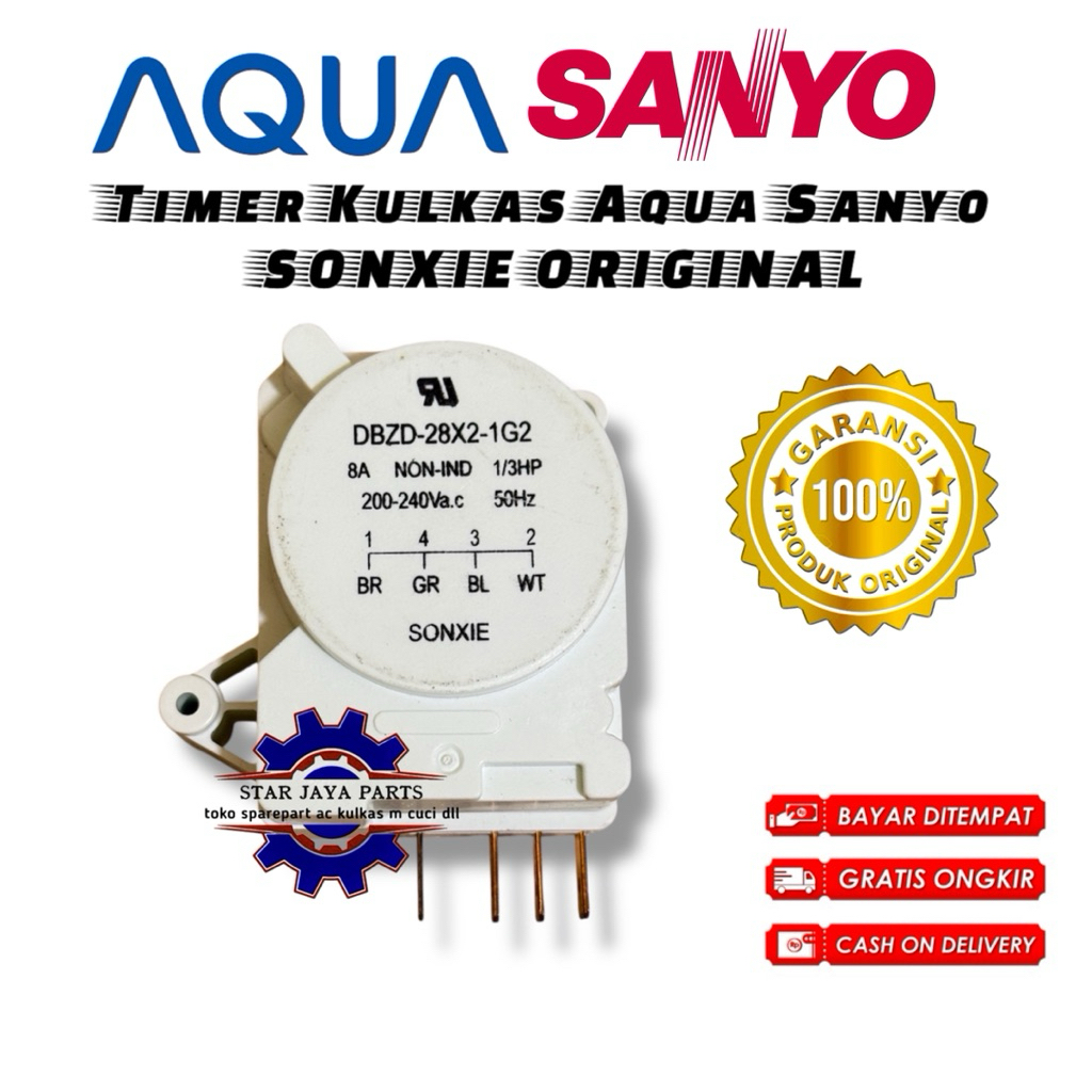 TIMER KULKAS SANYO AQUA 2 PINTU ORIGINAL SONXIE