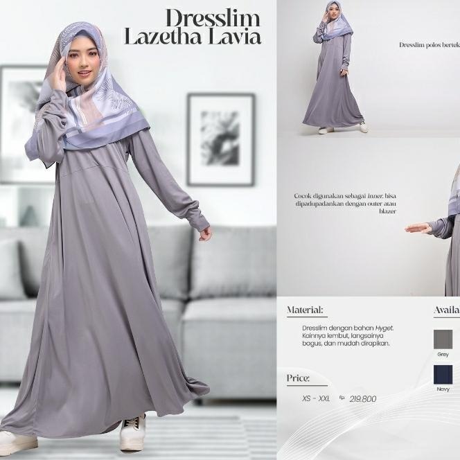Rabbani - Dresslim Lazetha Lavia Gamis Inner Polos
