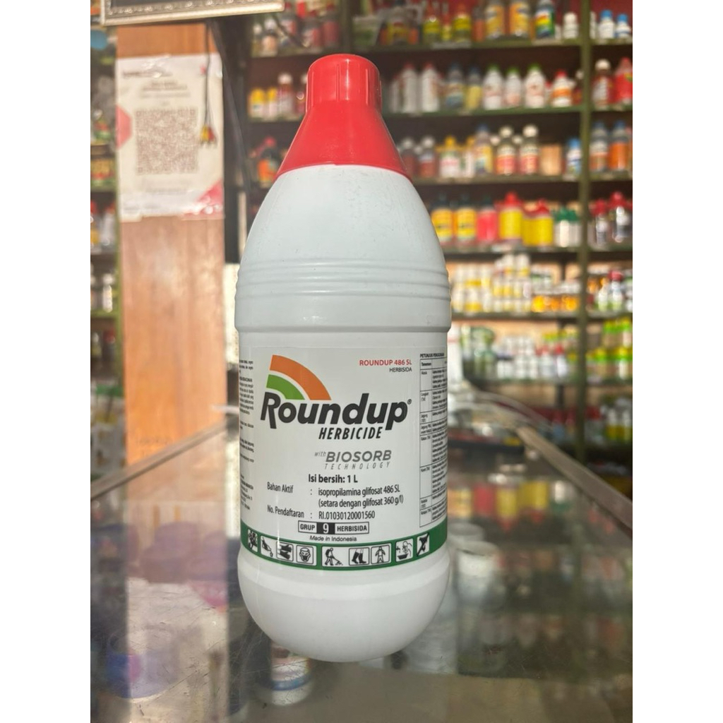 ROundap 486 SL herbisida obat pembasmi rumput liar 1 liter
