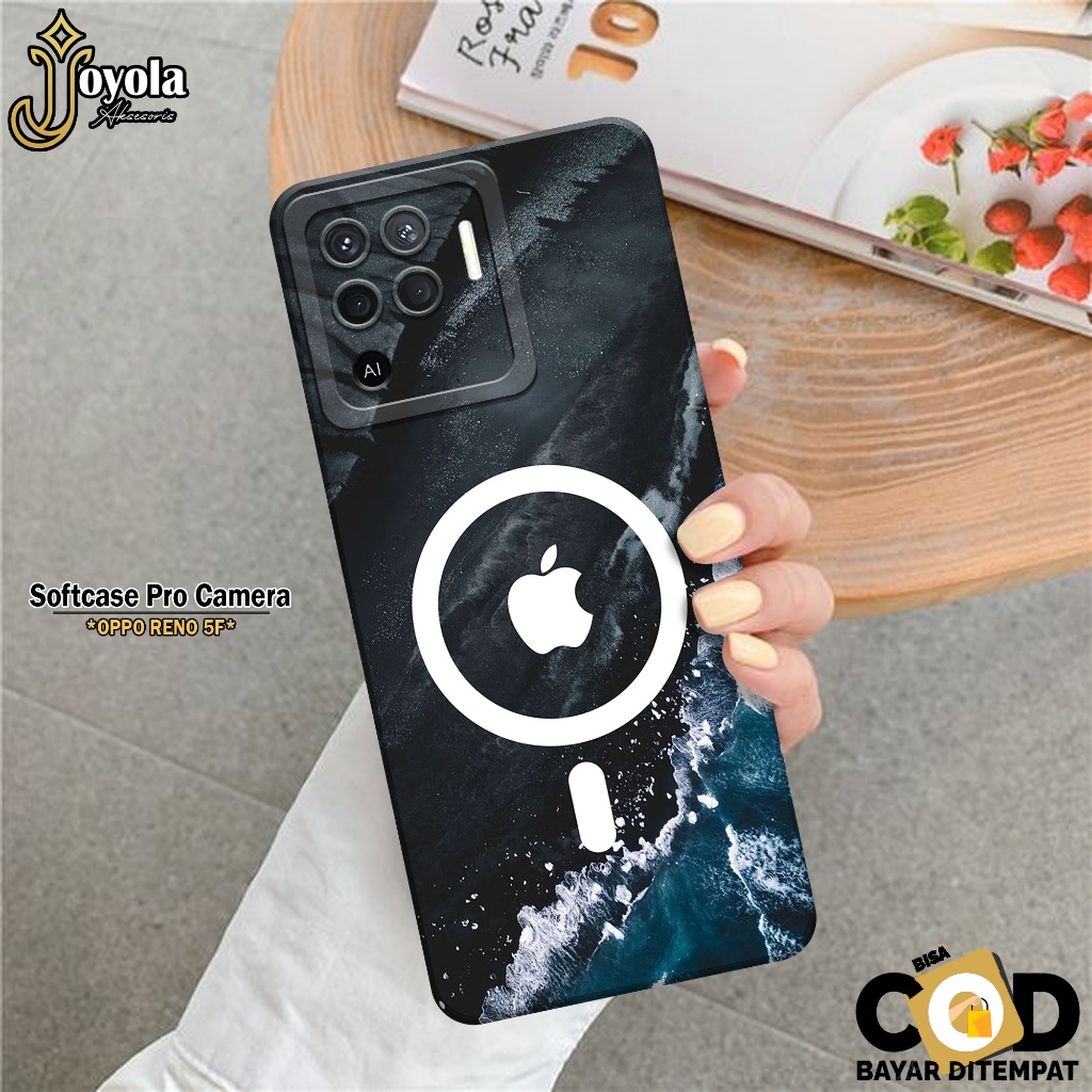 JOYOLA Case OPPO RENO 5F - Fashion Case Branded - Softcase OPPO RENO 5F - Pro Camera - Casing OPPO R