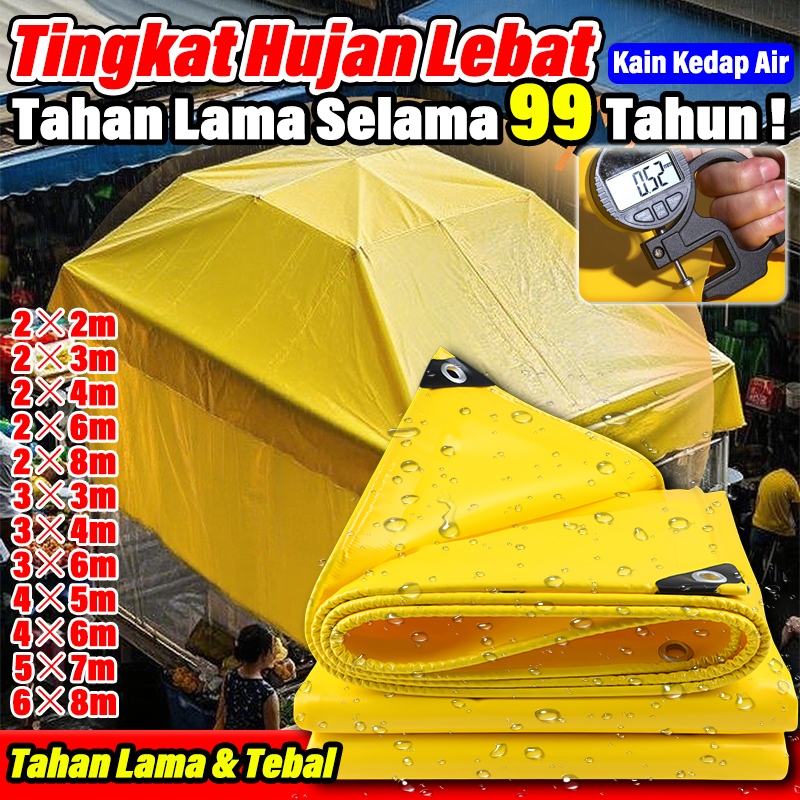 Tebal 300% terpal tenda terpal 2x2/2x3/2x4/2x5/2x6/2x8/3x1/3x3/3x4/3x6/4x5/4x6/5x7/6x8 terpal anti a