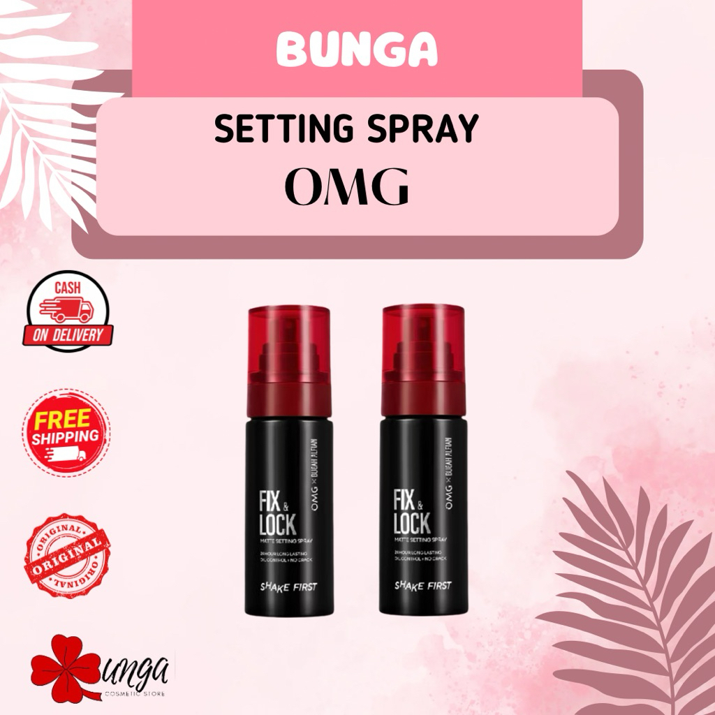BUNGA - OMG Setting Spray / Setting Spray OMG / OMG Fix & Lock Matte Setting Spray