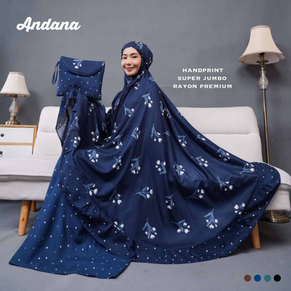 Mukena Dewasa Katun Rayon Premium Super Jumbo Bahan Jatuh Dan Adem Mukena Traveling Motif